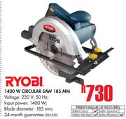 Ryobi 1400W Circular Saw 185mm
