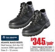 Atlant Black Boots-Per Pair
