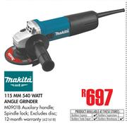 Makita 115mm 540 Watt Angle Grinder