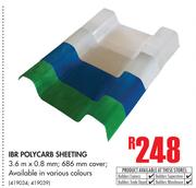 IBR Polycarb Sheeting