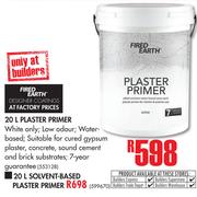 Fired Earth Solvent-Based Plaster Primer-20Ltr