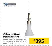 Bright Star Lighting Coloured Glass Pendant Light