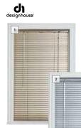 Design House 25mm Aluminium Venetian Blinds Fawn-1m x 600mm Each