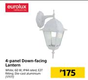 Eurolux 4 Panel Down Facing Lantern