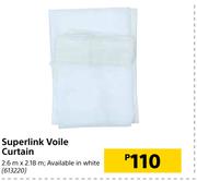 Superlink Voile Curtain-2.6m x 2.18m
