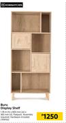 Home & Kitchen Buru Display Shelf-1.78m (h) x 800mm (w) x 360mm (d)