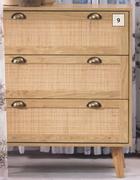 HK Rattan Chest Drawer Unit-800mm x 400mm x 900mm
