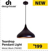 Design House Teardrop Pendant Light