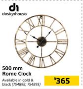 Design House 500mm Rome Clock
