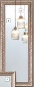 DH Baroque Dress Mirror-617mm x 1.684m