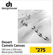 Design House Camels Canvas (Black/Grey)-550mm x 550mm