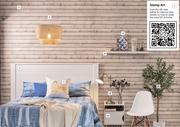 Fired Earth Soft Grey Wood Wallpaper-530mm x 10m