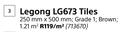 Legong LG673 Tiles-250mm x 500mm Per Sqm