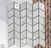 Mosaic Carrara Tiles-480mm x 480mm x 6mm Per Box
