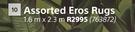 Assorted Eros Rugs-1.6m x 2.3m