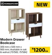 Home & Kitchen Modern Drawer Bookcase-300mm x 500mm x 900mm Each