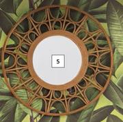 DH Rattan Mirror-630mm x 630mm