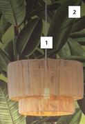 DH Wicker Pendant Light-290mm x 390mm x 270mm