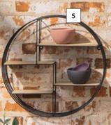 Shelfmate Circular Wall Shelf-450mm (l) x 450mm (w) x 110mm (h)