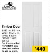 Swartland Timber Door-2032m x 813mm