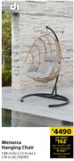 Menorca Hanging Chair-1.84m (h) x 1.2m (w) x 1.18m (d)