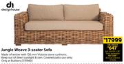 Design House Jungle Weave 3 Seater Sofa
