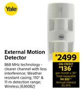 Yale External Motion Detector