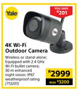 Yale 4K Wi-Fi Outdoor Camera