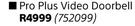 Ring Video Doorbell Pro Plus Satin Nickel