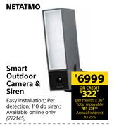 Netatmo Smart Outdoor Camera & Siren