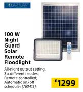 Solar Flair 100W Night Guard Solar Remote Floodlight
