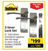 Builders 2 Lever Lock Set