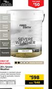 Fired Earth Severe Weather-20Ltr