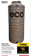 Eco 950Ltr Slim Vertical Tank