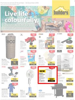 Builders Inland : Live Life Colourfully (20 Nov - 30 Dec 2018), page 1