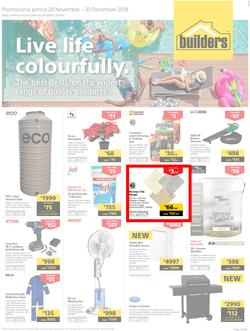 Builders Inland : Live Life Colourfully (20 Nov - 30 Dec 2018), page 1