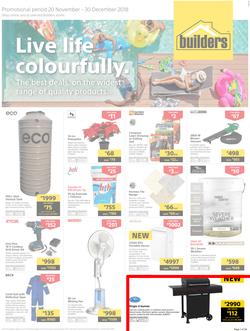 Builders Inland : Live Life Colourfully (20 Nov - 30 Dec 2018), page 1