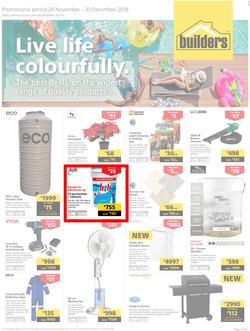 Builders Inland : Live Life Colourfully (20 Nov - 30 Dec 2018), page 1