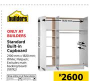 Builders Built-In Cupboard 2100x1820mm