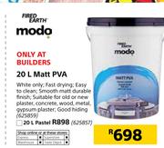 Fired Earth Pastel PVA-20Ltr