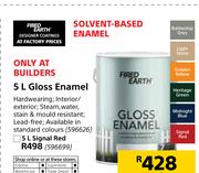 Fired Earth Signal Red Gloss Enamel-5Ltr