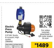 Electric Press Pump