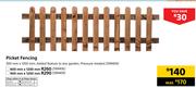 Picket Fencing (300mm x 1200mm)