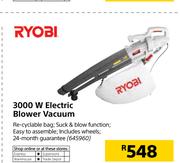 Ryobi 3000W Electric Blower Vacuum
