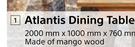 Atlantis Dining Table