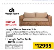 Designhouse Jungle Weave 3 Seater Sofa