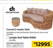 Designhouse Curved 3 Seater Sofa