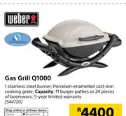 Weber Gas Grill Q1000