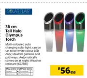 Solar Flair 36cm Tall Halo Olympus Torch-Each