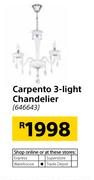 Carpento 3-Light Chandelier